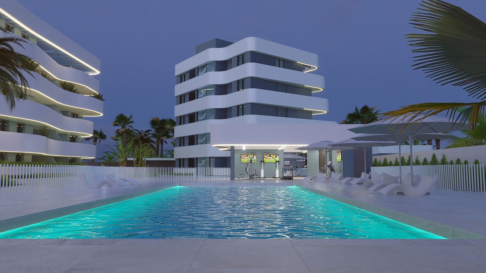 <p>Apartment with terrace provided with 2 Bedrooms and 2 Bathrooms, communal swimming pool and underground parking space. </p><p>Latest tech to kee...