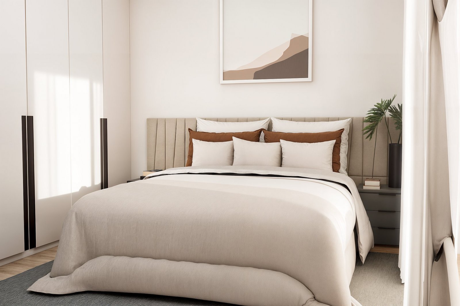 <p>Apartment with terrace provided with 2 Bedrooms and 2 Bathrooms, communal swimming pool and underground parking space. </p>