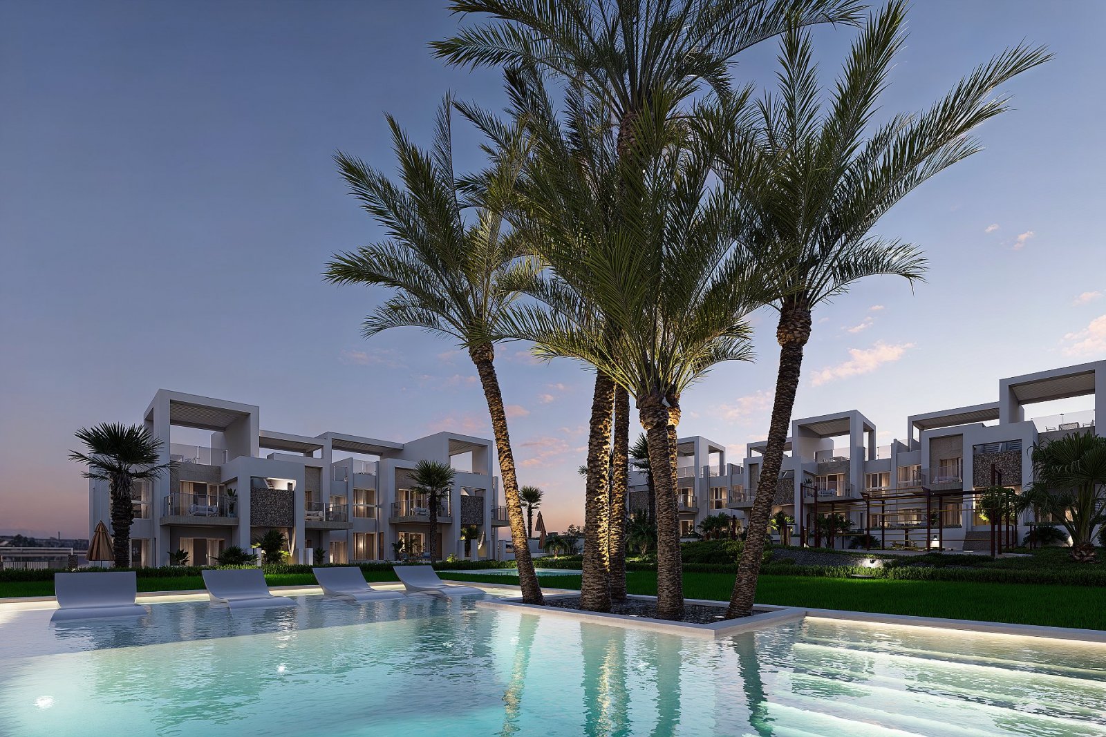 <p>Apartment with garden provided with 2 Bedrooms and 2 Bathrooms, communal swimming pool and parking spot. </p><p>the Lagunas de La Mata y Torrevi...