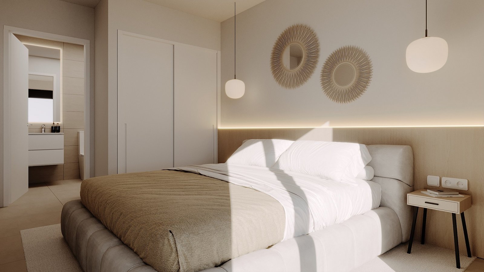 <p>Apartment with terrace provided with 2 Bedrooms and 2 Bathrooms, communal swimming pool and underground parking space with storage room. </p><p>...