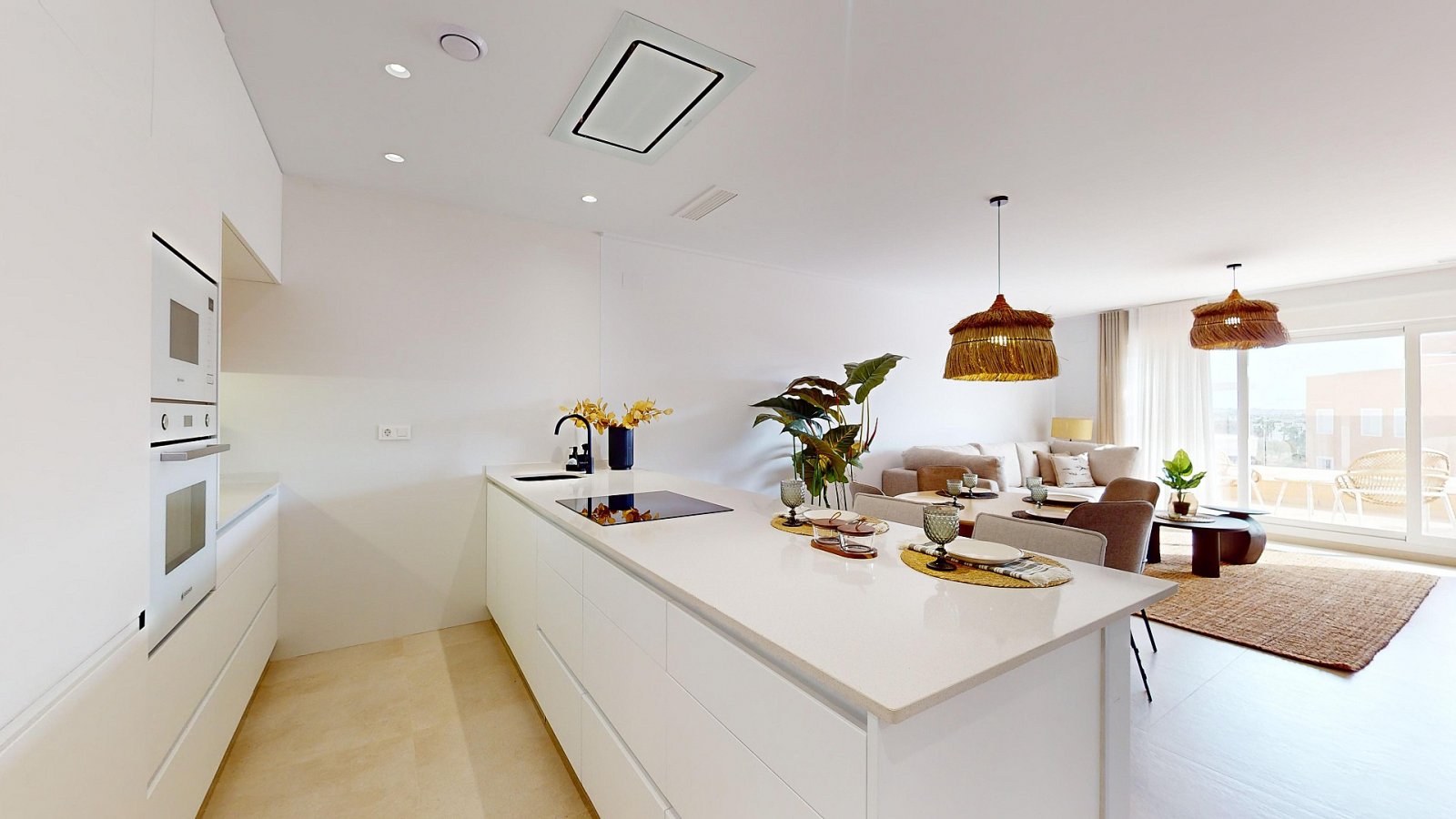 <p>Apartments - solarium provided with 3 Bedrooms and 2 Bathrooms, inside & outside swimming pool and underground parking space. </p><p>We are plea...