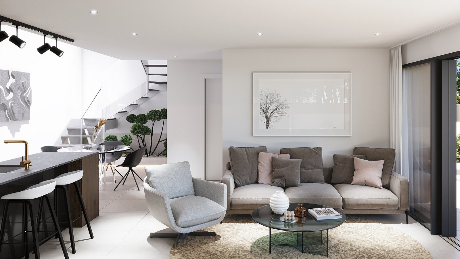 <p>Terraced villa provided with 3 Bedrooms and 3 Bathrooms, private swimming pool and parking space on own plot. </p><p>Pilar de la Horadada is a l...