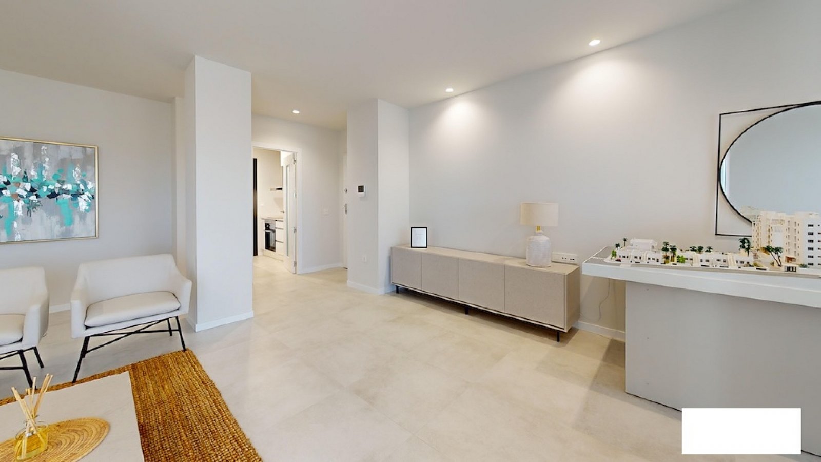 <p>Apartment with garden provided with 2 Bedrooms and 2 Bathrooms, communal swimming pool and underground parking space with storage room. </p>