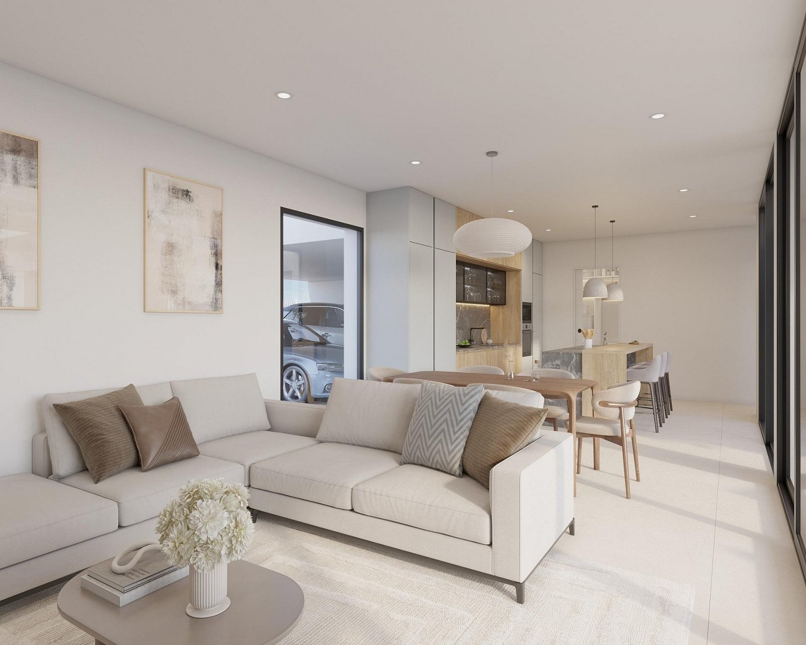 <p>Villa provided with 3 Bedrooms and 2 Bathrooms, private swimming pool and private garage for 2 cars. </p><p>Luxury new build homes on the front ...