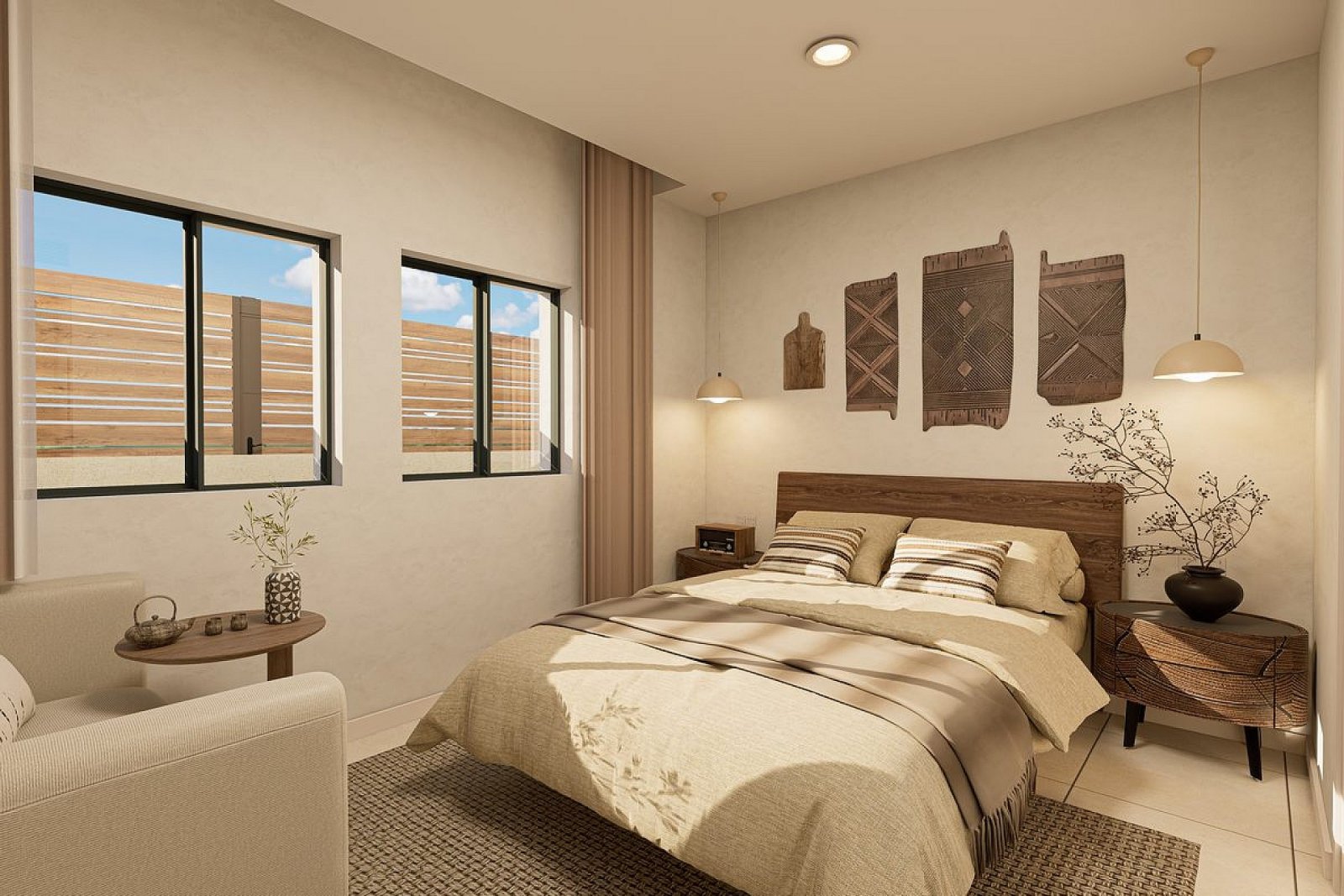 <p>Villa provided with 3 Bedrooms and 2 Bathrooms, private swimming pool and parking spot. </p>