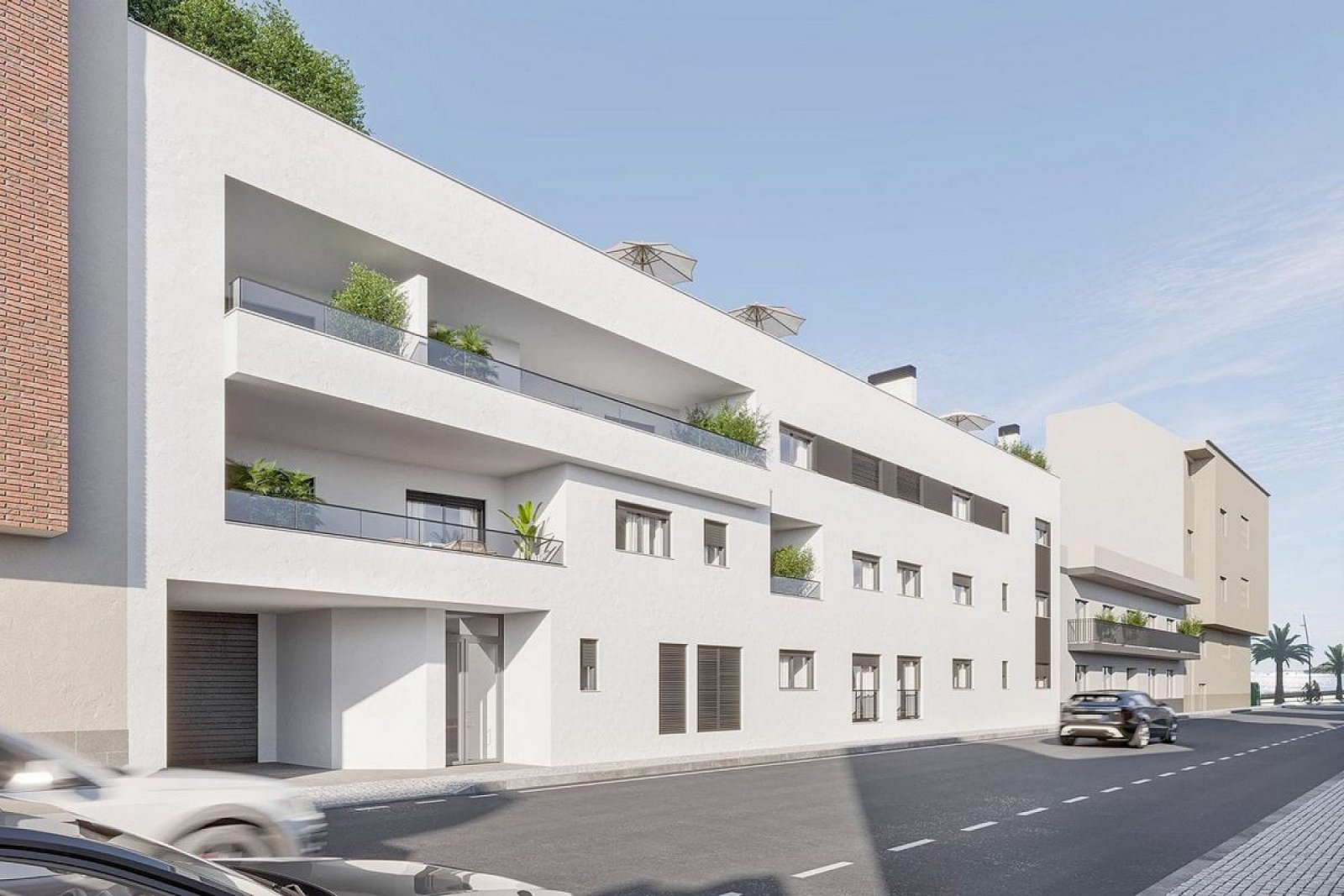 <p>Apartments - solarium provided with 3 Bedrooms and 2 Bathrooms, communal swimming pool and underground parking space. </p>