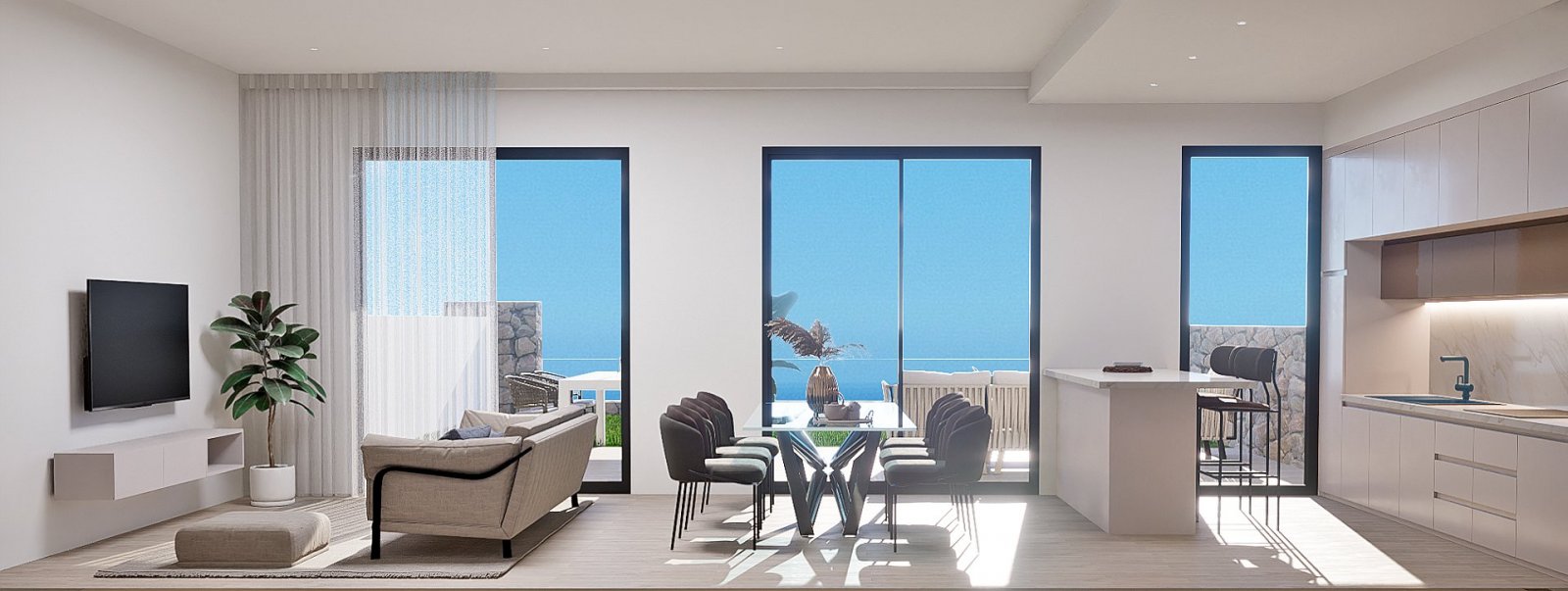 <p>Apartments - solarium provided with 2 Bedrooms and 2 Bathrooms, communal swimming pool and private parking space within domain. </p><p>In this v...