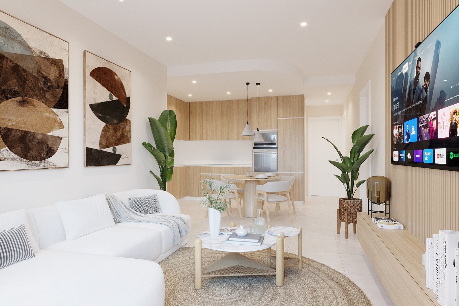<p>Apartments - solarium provided with 3 Bedrooms and 2 Bathrooms, communal swimming pool and private parking space within domain. </p><p>Modern bu...
