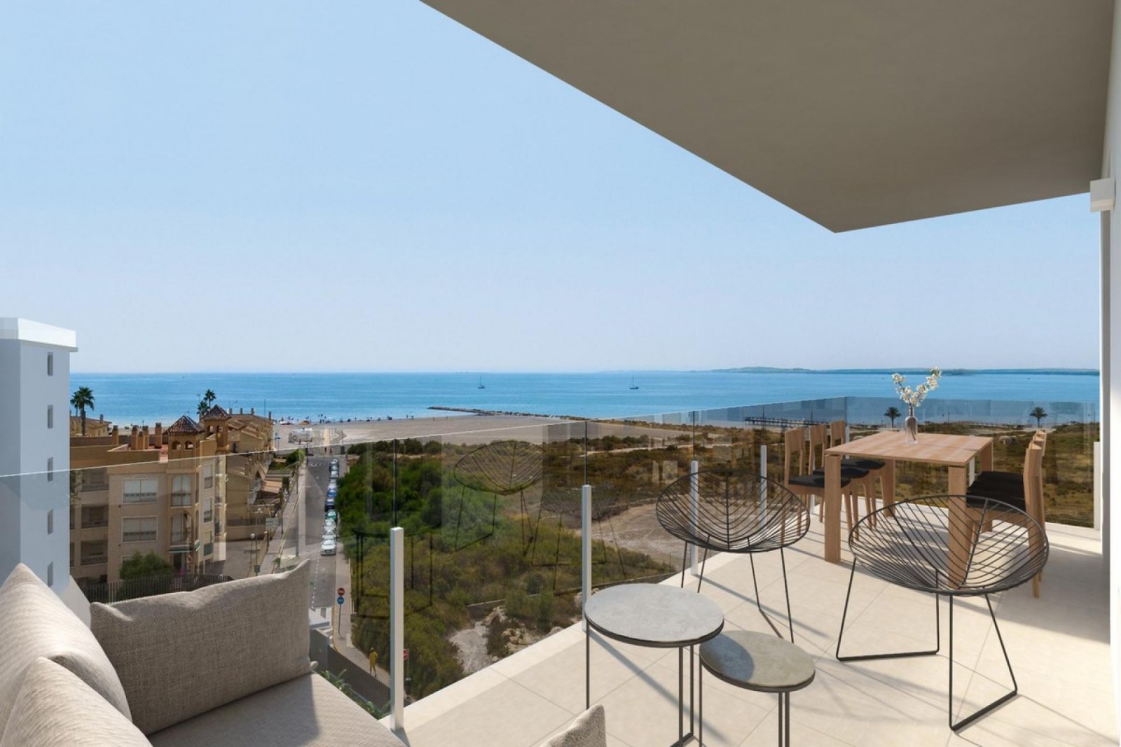 <p>Apartments - solarium provided with 3 Bedrooms and 2 Bathrooms, communal swimming pool and underground parking space. </p>
