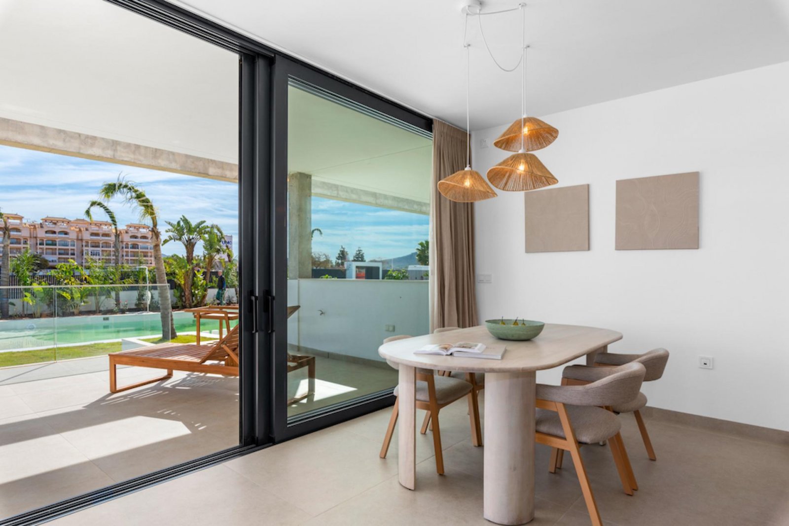 <p>Apartments - solarium provided with 2 Bedrooms and 2 Bathrooms, communal swimming pool and underground parking space with storage room. </p><p>D...
