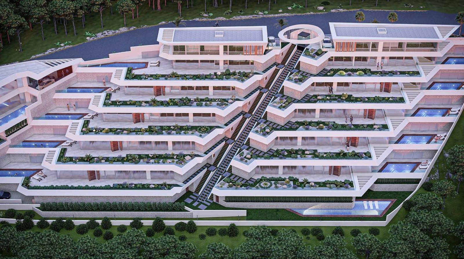 <p>Apartment with terrace provided with 3 Bedrooms and 2 Bathrooms, private swimming pool and multiple parking spaces. </p><p>This exclusive projec...