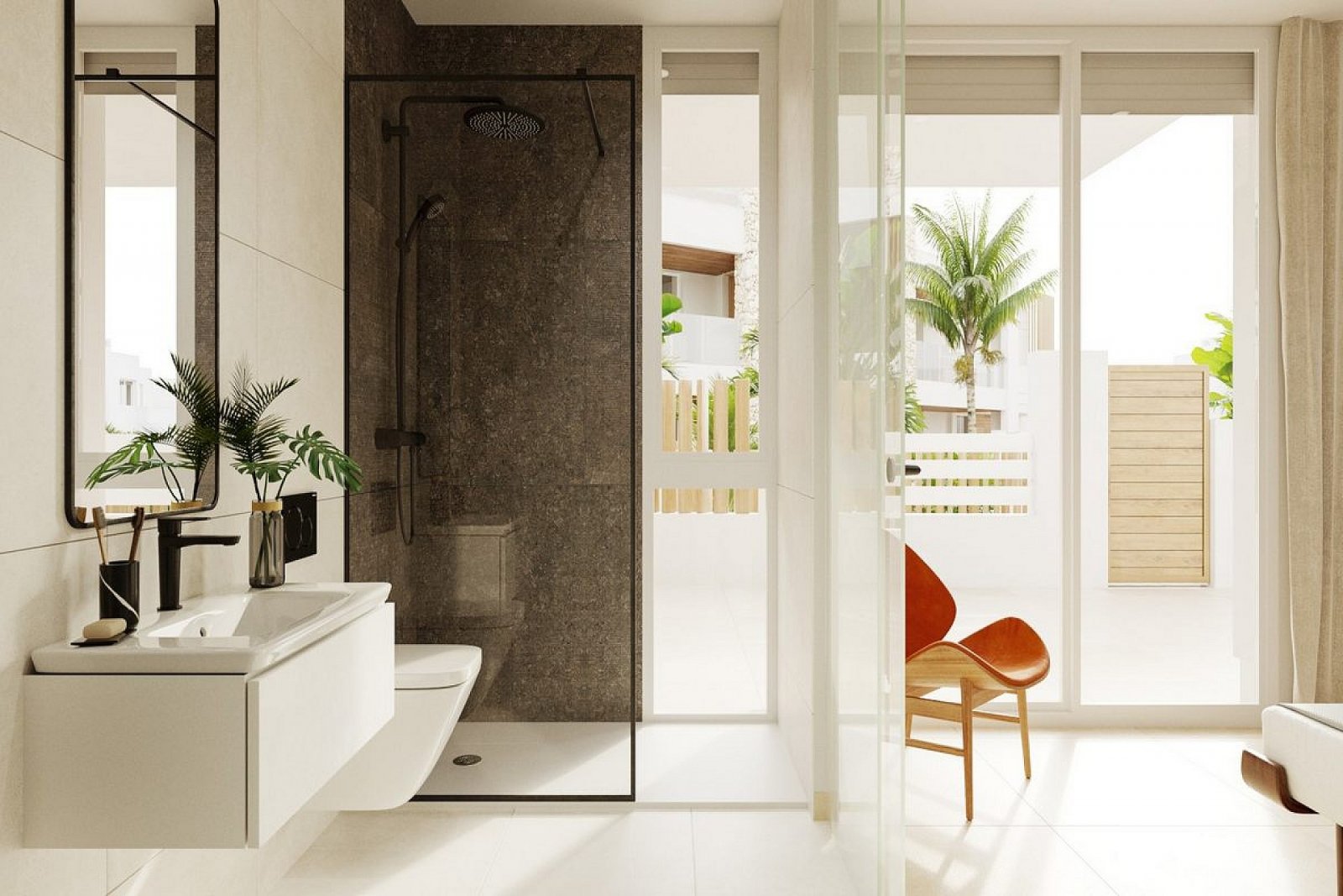 <p>Apartment with garden provided with 2 Bedrooms and 2 Bathrooms, communal swimming pool and optional underground parking space. </p>