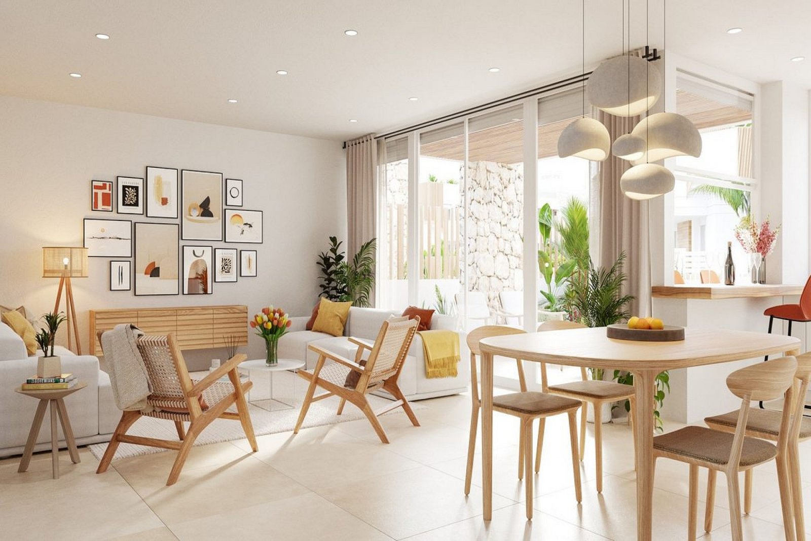 <p>Apartment with garden provided with 2 Bedrooms and 2 Bathrooms, communal swimming pool and optional underground parking space. </p>