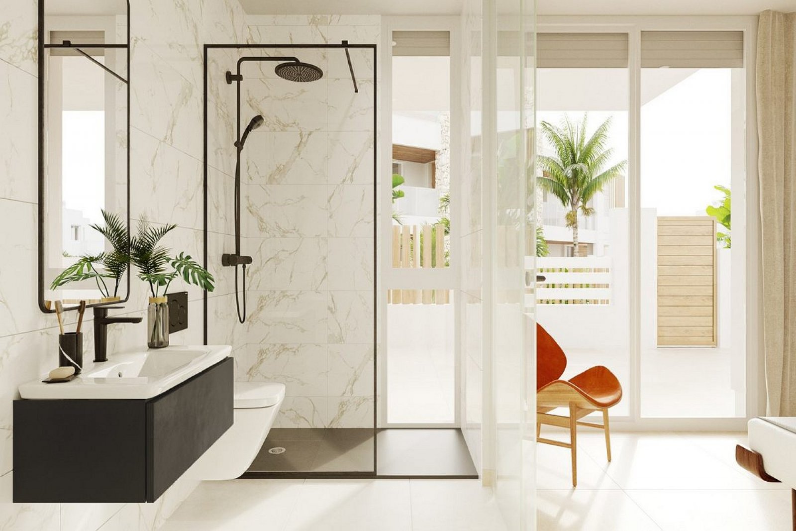 <p>Apartments - solarium provided with 2 Bedrooms and 2 Bathrooms, communal swimming pool and optional underground parking space. </p>