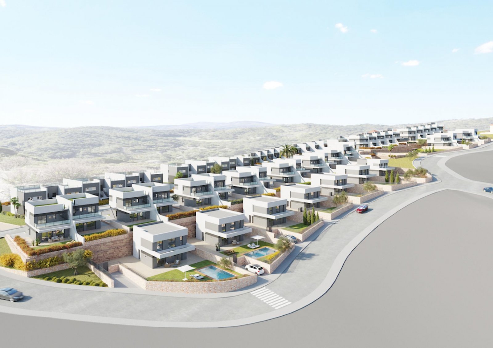 <p>Villa provided with 4 Bedrooms and 2 Bathrooms, communal swimming pool and parking spot. </p><p>These villas offer a luxurious and comfortable l...