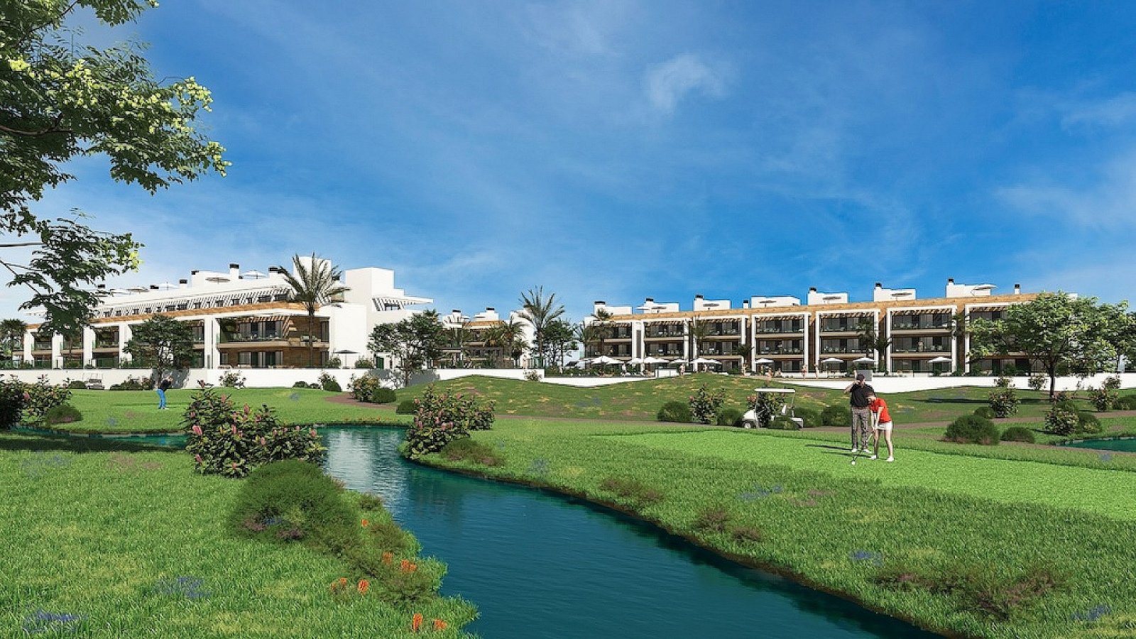 <p>Apartment with garden provided with 2 Bedrooms and 2 Bathrooms, communal swimming pool and underground parking space. </p><p>A total of 240 cont...