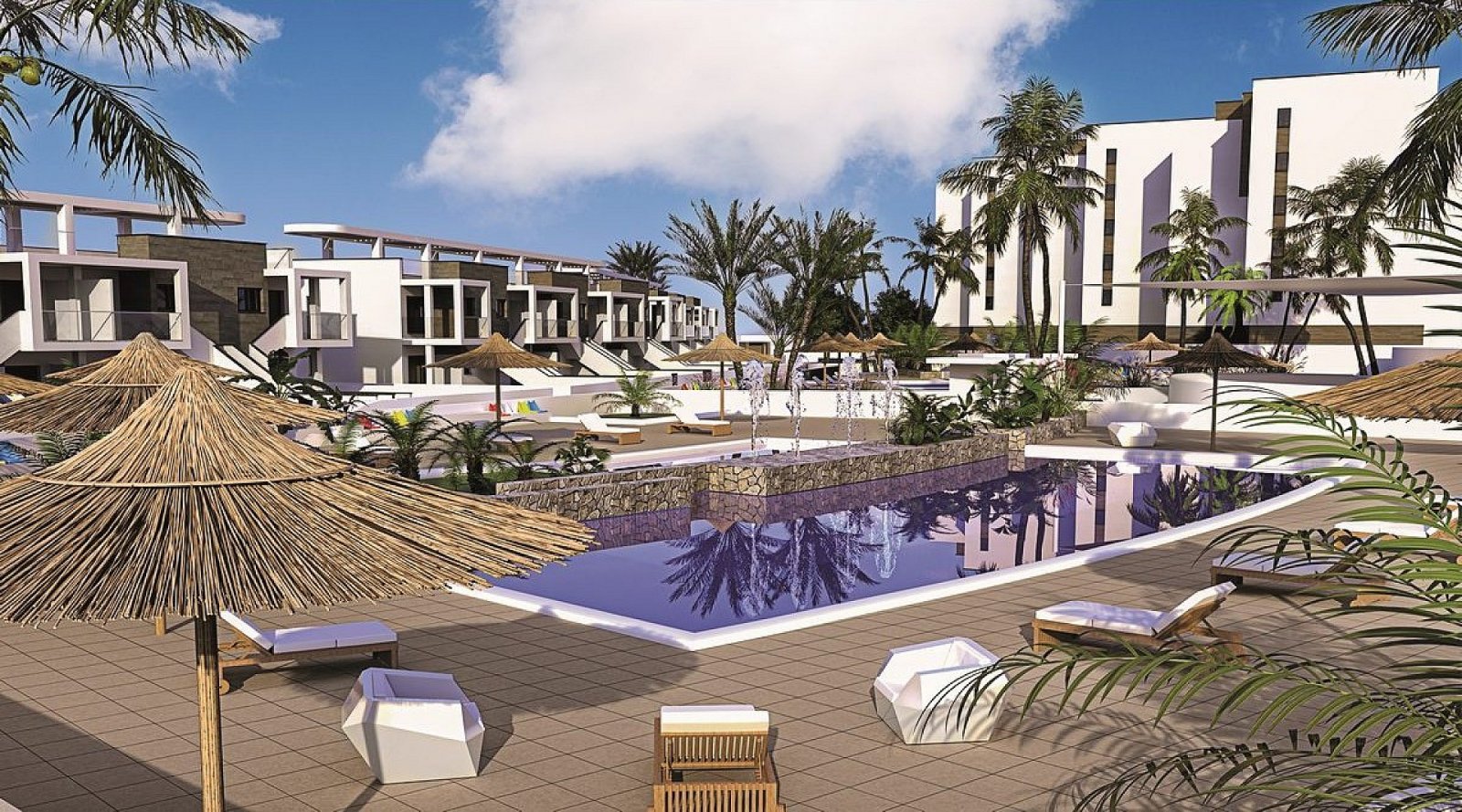 <p>Apartments - solarium provided with 2 Bedrooms and 2 Bathrooms, communal swimming pool and underground parking space with storage room. </p>