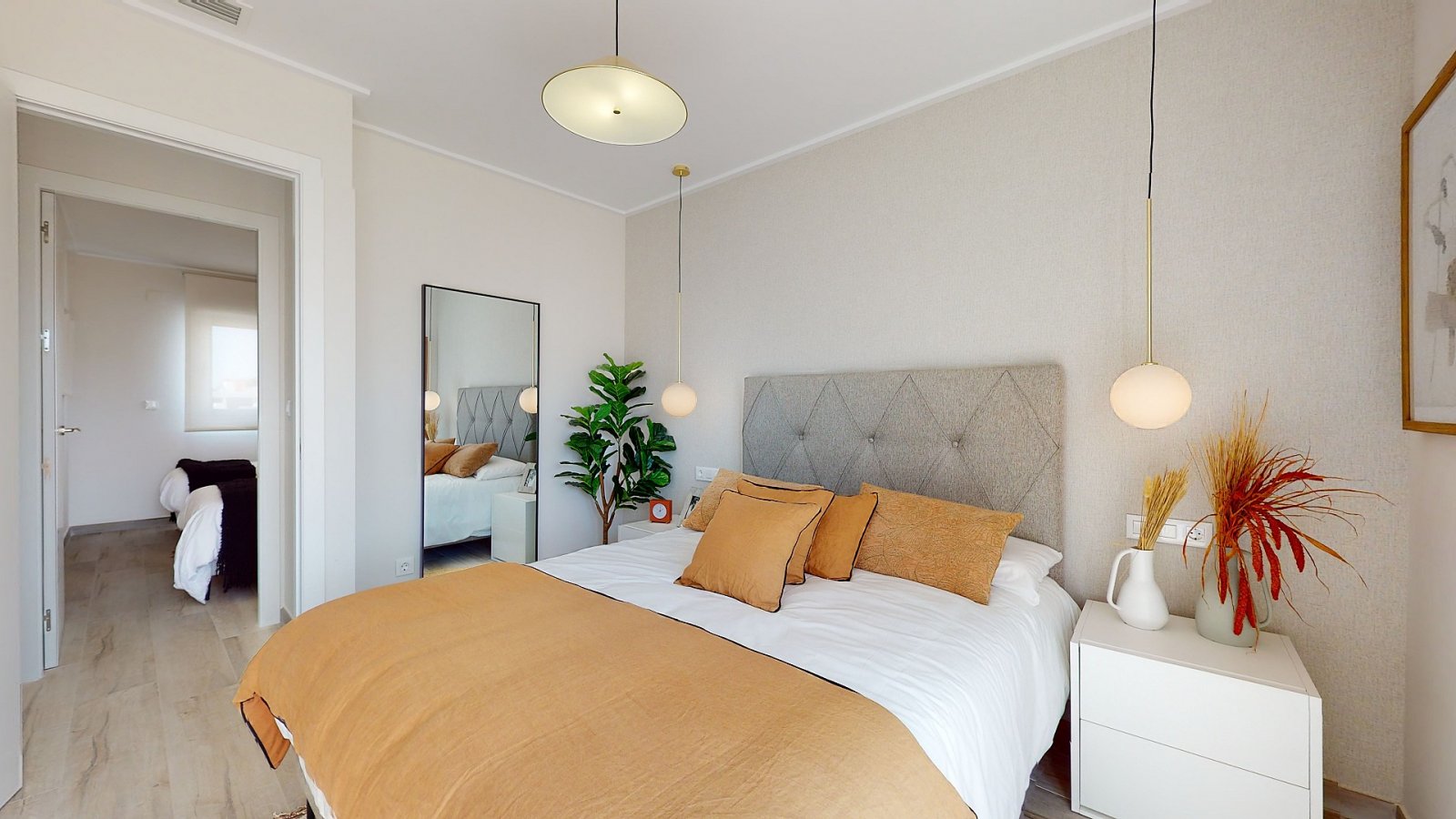 <p>Terraced villa provided with 3 Bedrooms and 2 Bathrooms, communal swimming pool and underground parking space. </p>