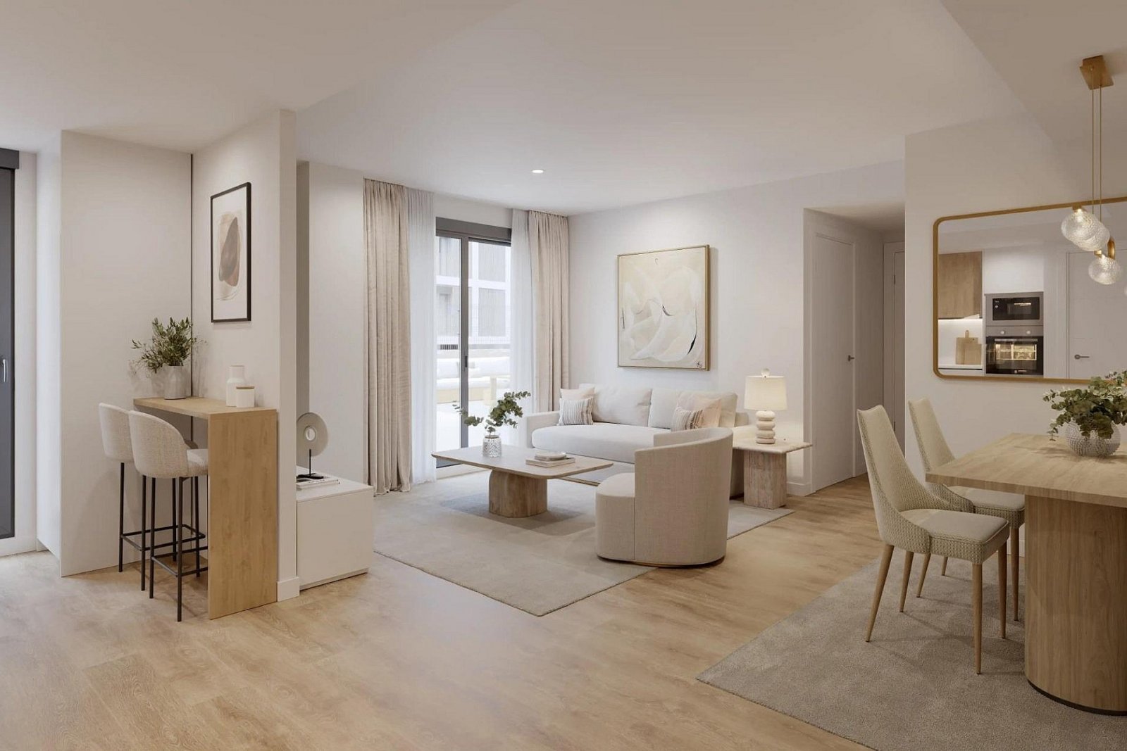 <p>Apartment with terrace provided with 2 Bedrooms and 2 Bathrooms, communal swimming pool and underground parking space with storage room. </p>