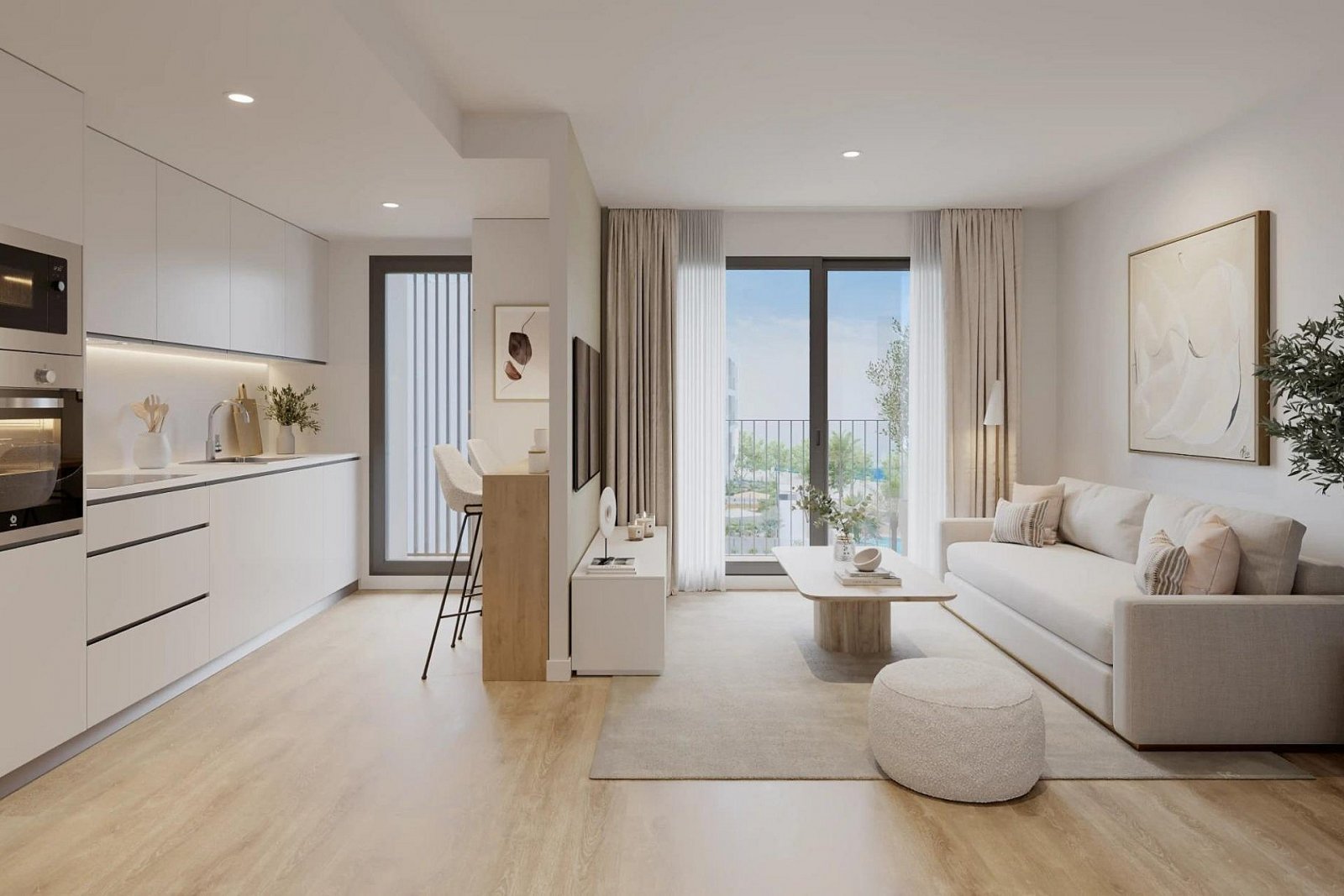 <p>Apartment with terrace provided with 3 Bedrooms and 2 Bathrooms, communal swimming pool and underground parking space with storage room. </p><p>...
