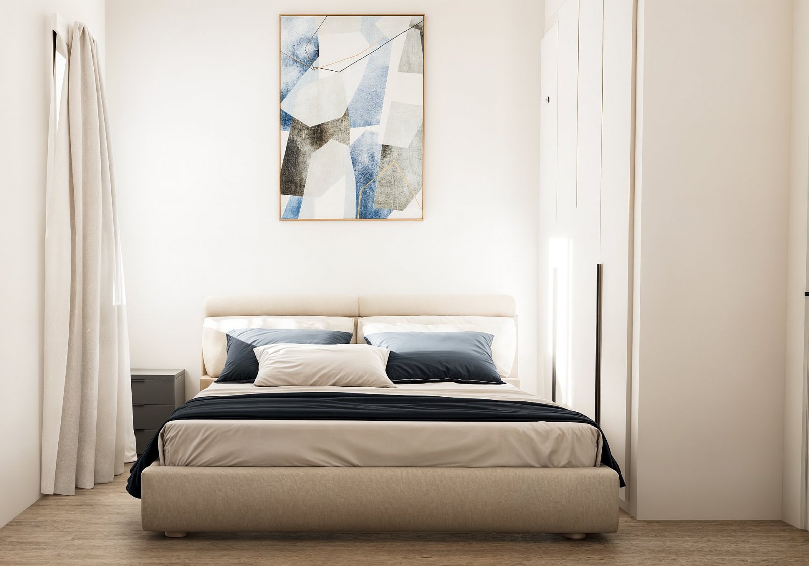 <p>Apartments - solarium provided with 2 Bedrooms and 2 Bathrooms, communal swimming pool and underground parking space. </p><p>The location is ver...