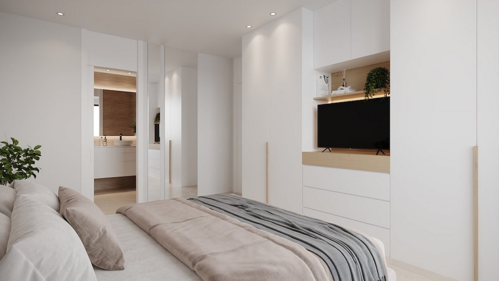 <p>Apartment with terrace provided with 3 Bedrooms and 2 Bathrooms, communal swimming pool and underground parking space with storage room. </p><p>...
