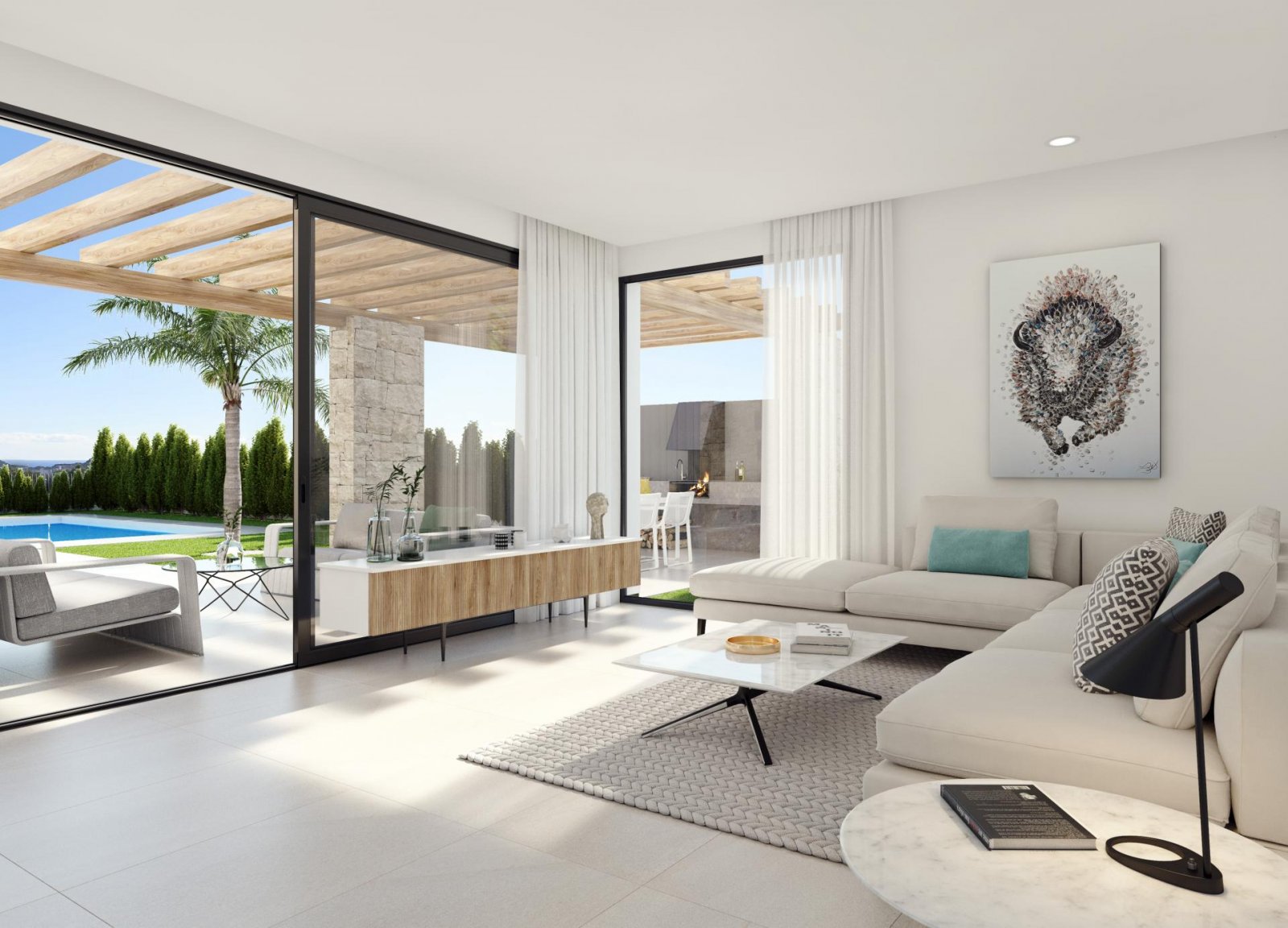 Exklusive Neubauvilla mit Pool, 3 Schlafzimmern & Privatparkplatz