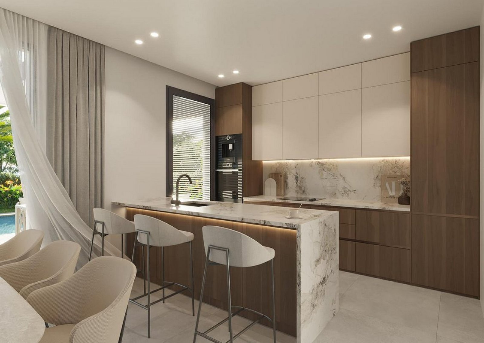 <p>Villa provided with 4 Bedrooms and 4 Bathrooms, private swimming pool and parking space on own plot. </p>