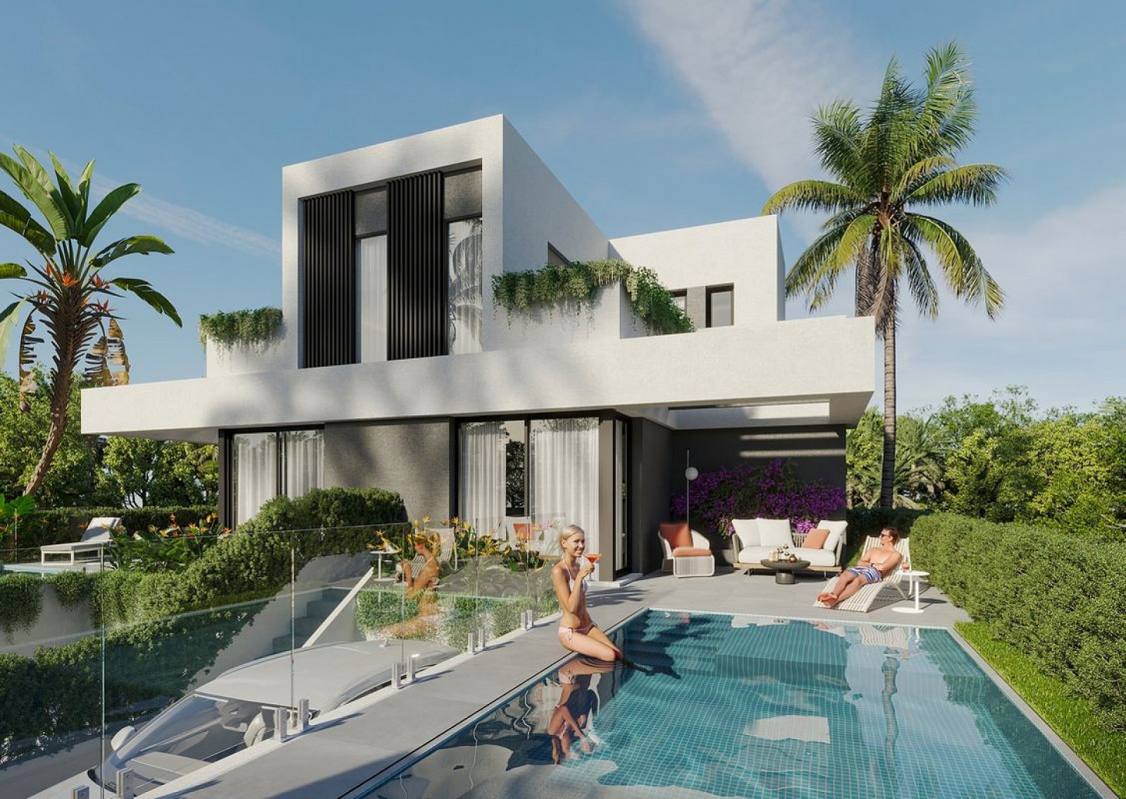 <p>Villa provided with 4 Bedrooms and 4 Bathrooms, private swimming pool and parking space on own plot. </p>