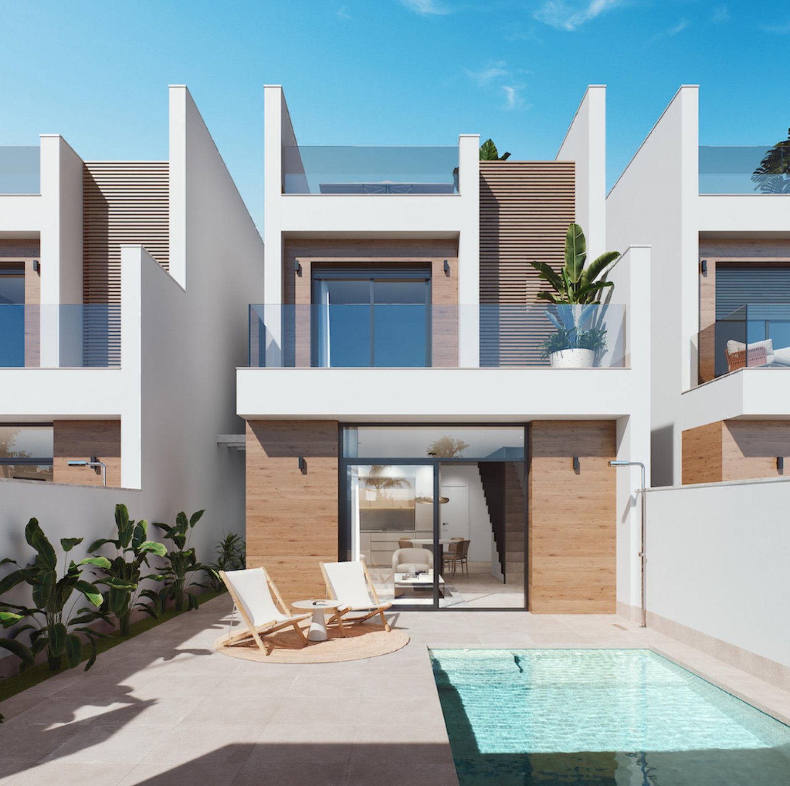 <p>Villa provided with 3 Bedrooms and 2 Bathrooms, private swimming pool and parking space on own plot. </p><p>Residencial Jacaranda is a luxury co...