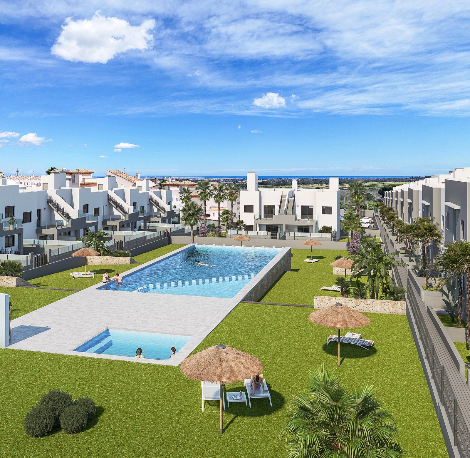 <p>Apartment with garden provided with 2 Bedrooms and 2 Bathrooms, communal swimming pool and parking spot. </p><p>An exclusive new development in ...