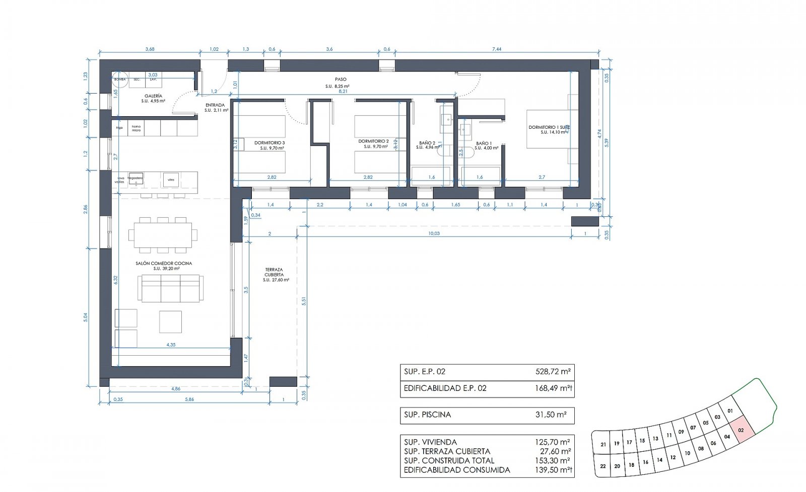Moderne Neubau-Villa mit Pool & Traumgrundstück