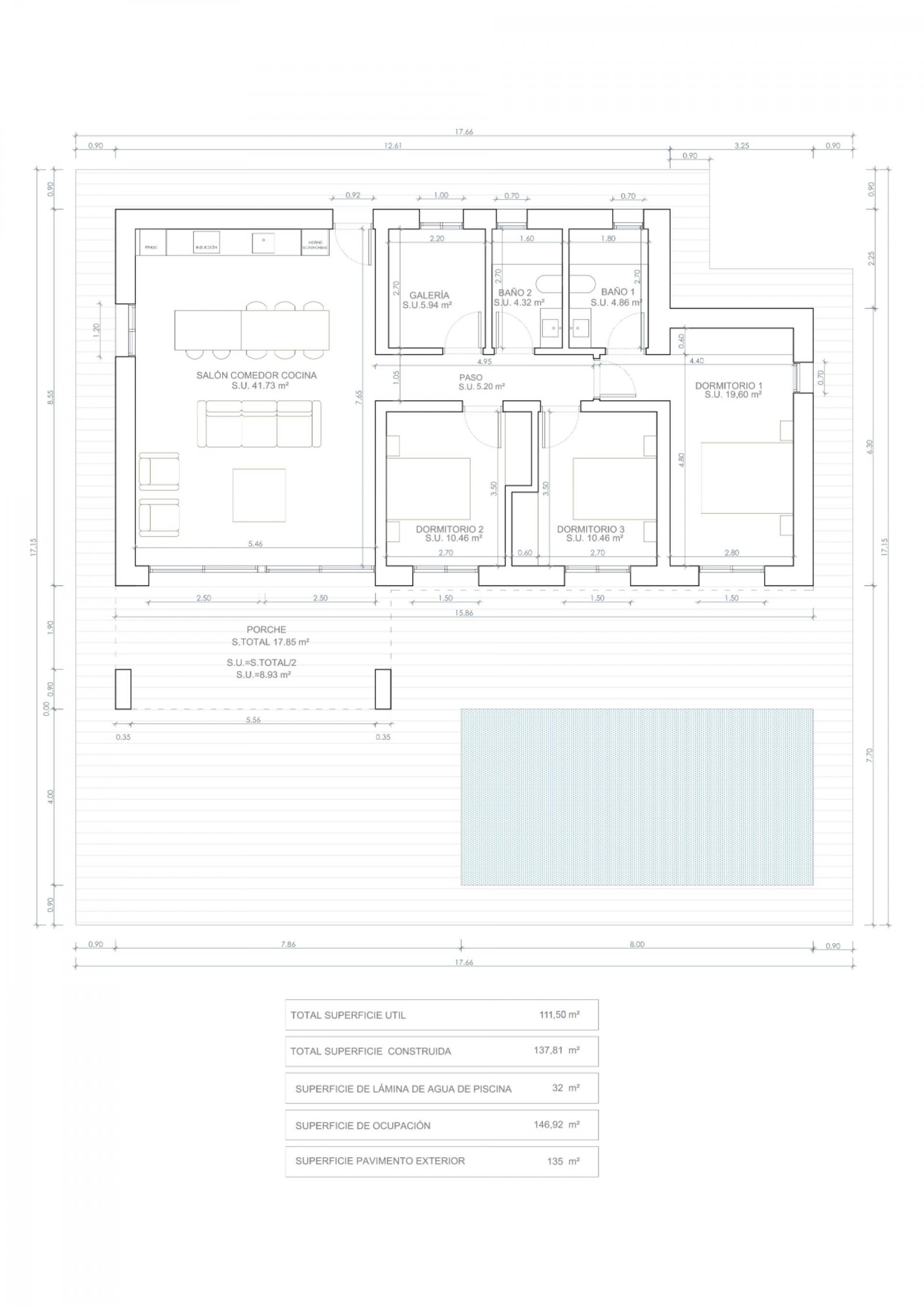 <p>Villa provided with 3 Bedrooms and 2 Bathrooms, optional swimming pool and carport. </p><p>Want to realise your own ideas? Then build your own v...