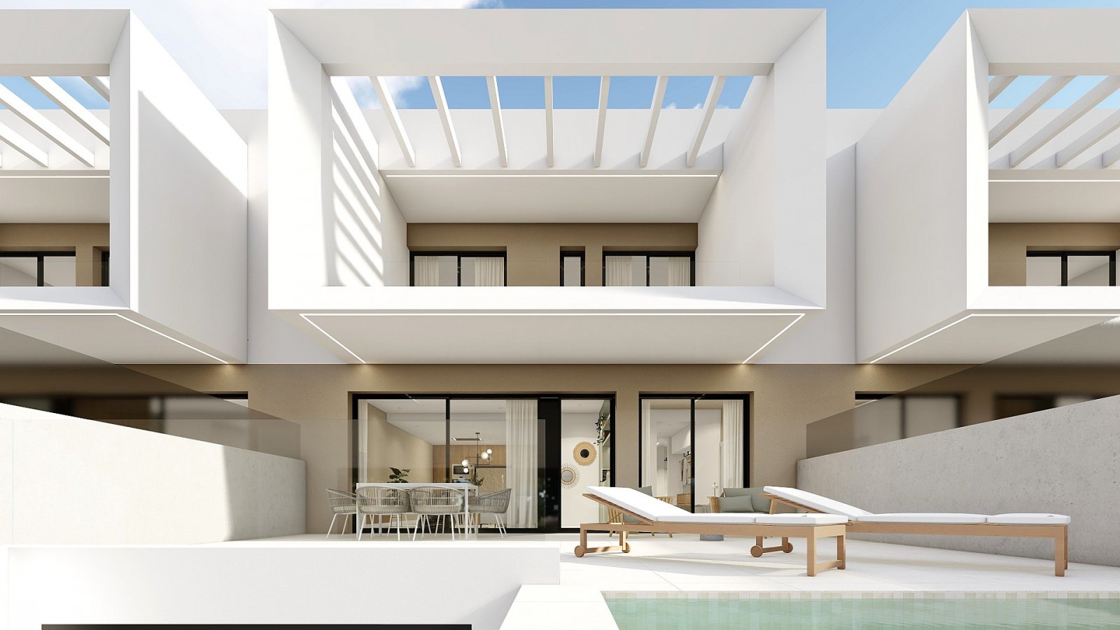 Dolores: <p>Villa with basement provided with 3 Bedrooms and 2 Bathrooms, private swimming pool and parking space on own plot. </p><p>New complex of innovat... 