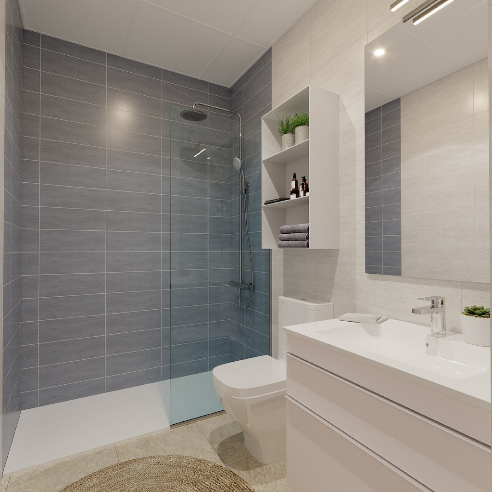 Wohnen mit Sonne: Apartment mit Terrasse und Pool