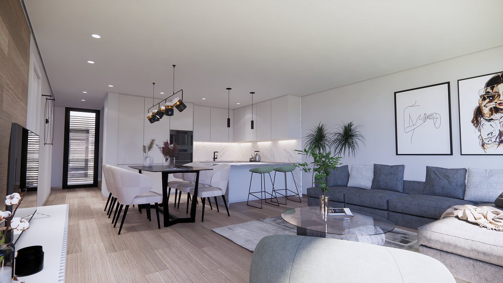 Luxuswohnen in exklusiven Villen mit Pool und Garten