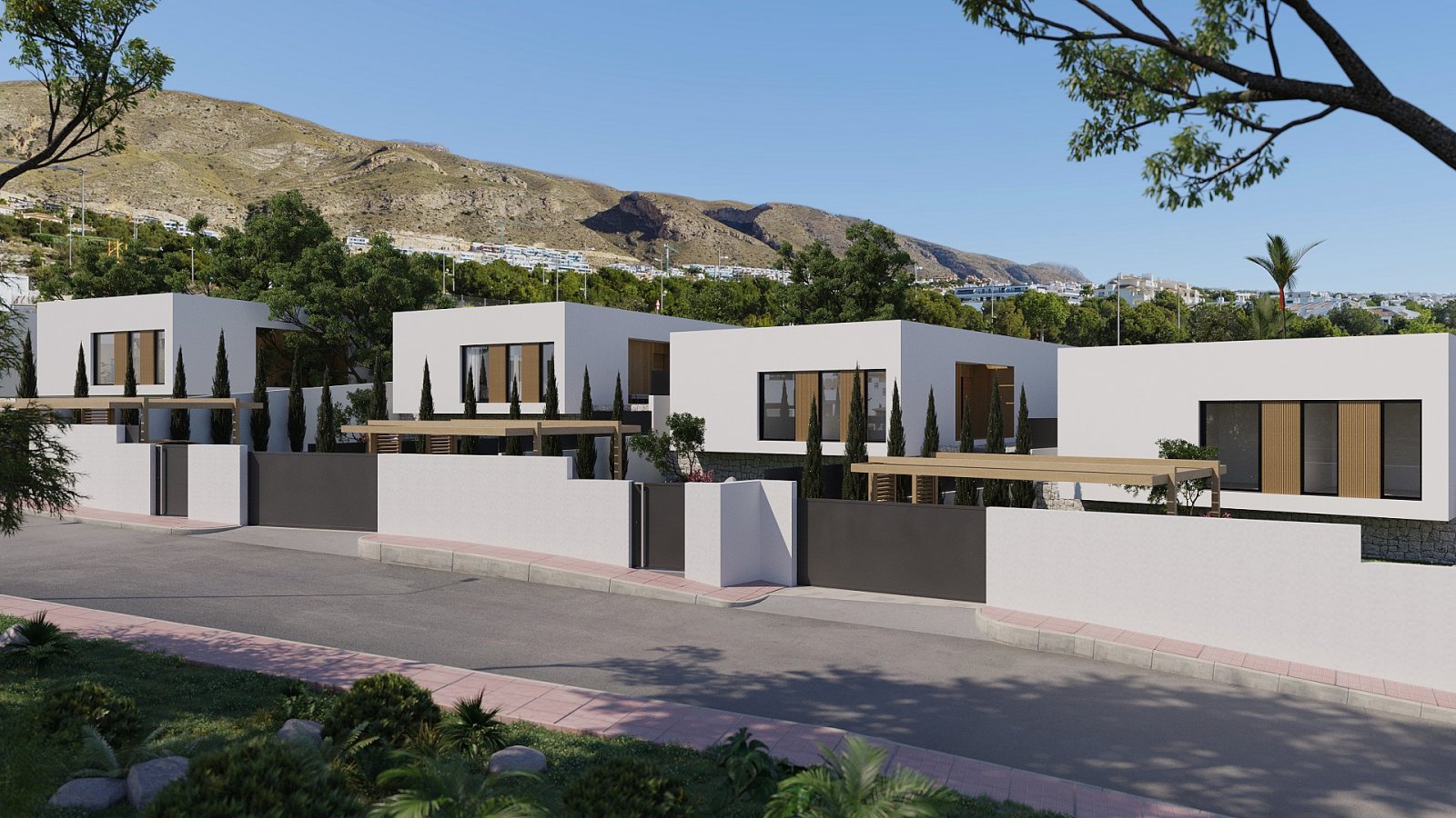 <p>Villa provided with 3 Bedrooms and 3 Bathrooms, private swimming pool and parking space on own plot. </p><p>Single-storey homes around a central...