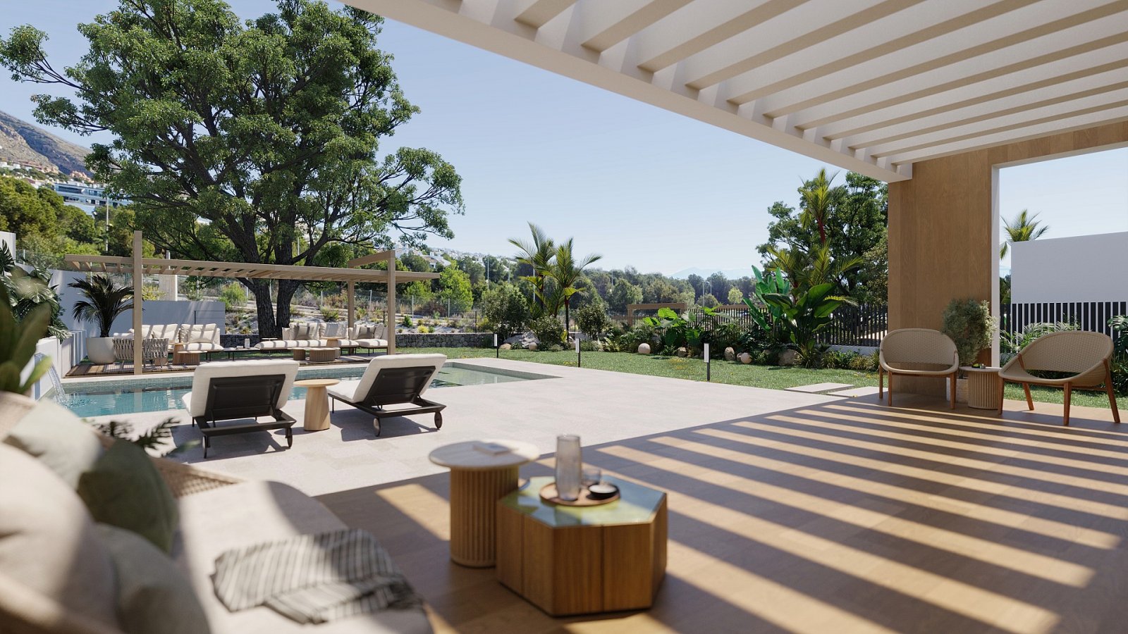 <p>Villa provided with 3 Bedrooms and 3 Bathrooms, private swimming pool and parking space on own plot. </p><p>Single-storey homes around a central...