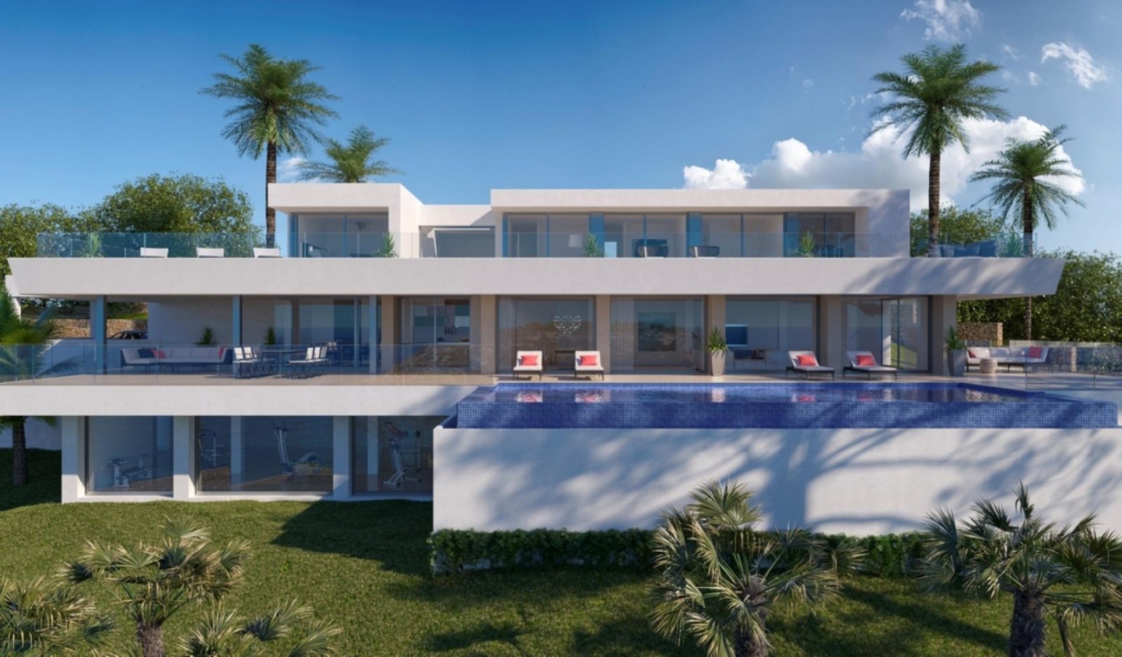 <p>Villa provided with 6 Bedrooms and 7 Bathrooms, infinity swimming pool and parking space on own plot. </p><p>Villa with enormous dimensions, sit...