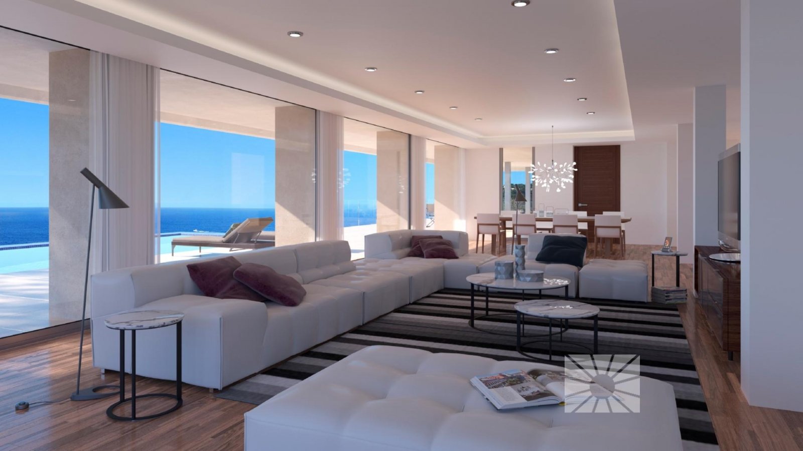 <p>Villa provided with 6 Bedrooms and 7 Bathrooms, infinity swimming pool and parking space on own plot. </p><p>Villa with enormous dimensions, sit...