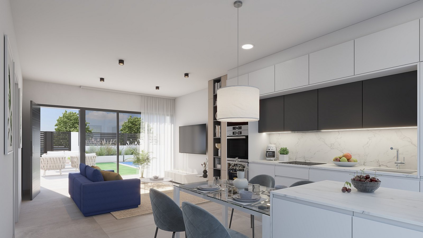 <p>Villa provided with 3 Bedrooms and 3 Bathrooms, private swimming pool and parking space on own plot. </p>