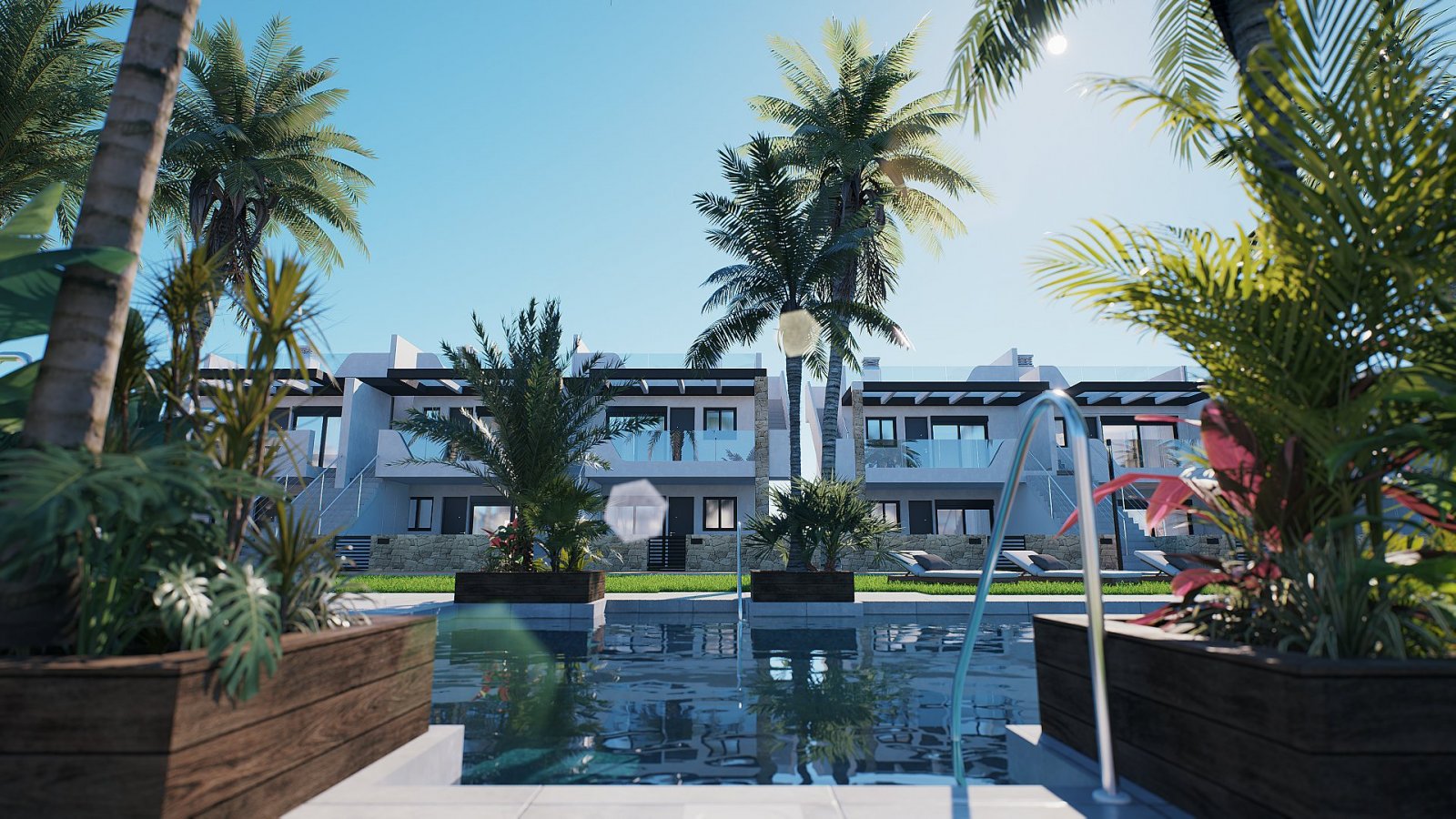 Stilvolles Apartment mit Gemeinschaftspool und Privatparkplatz