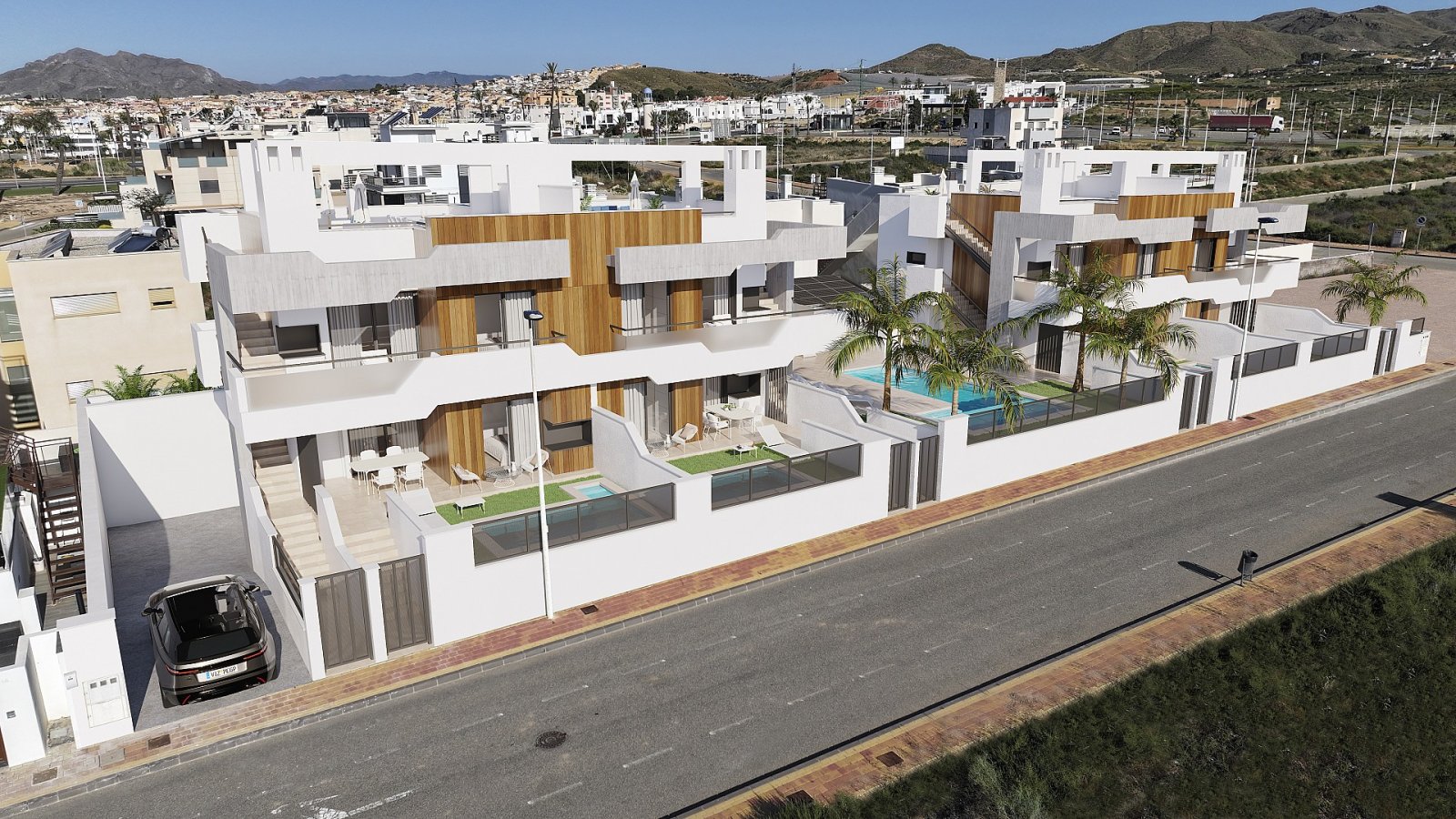 <p>Apartment with garden provided with 3 Bedrooms and 2 Bathrooms, communal swimming pool and parking spot. </p><p>This exclusive project in Puerto...