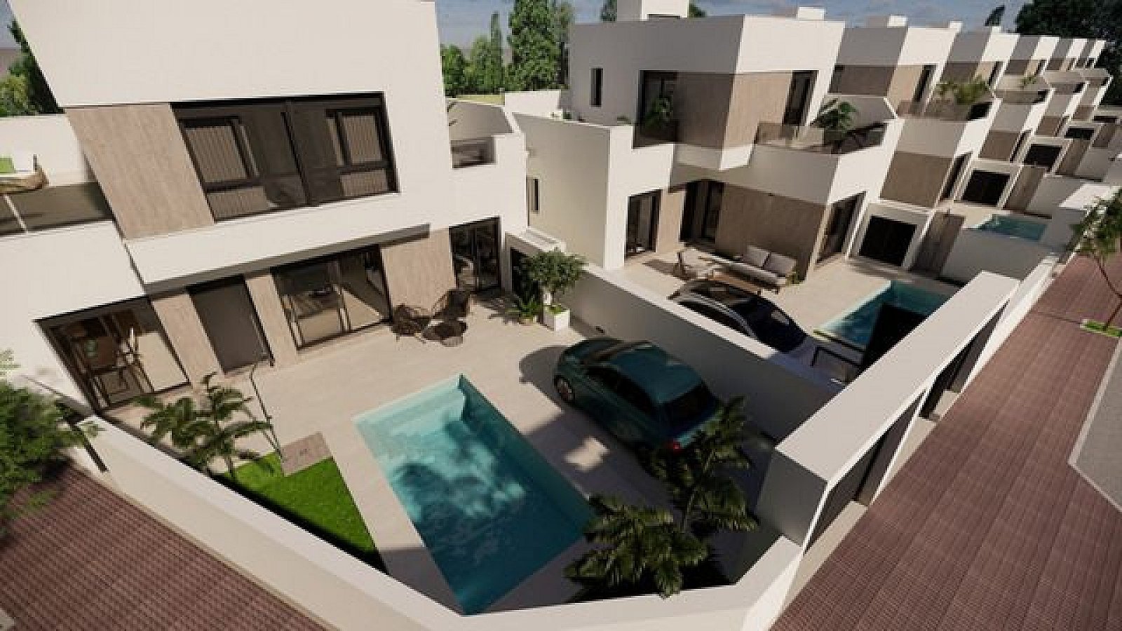 <p>Villa provided with 3 Bedrooms and 2 Bathrooms, private swimming pool and parking space on own plot. </p>