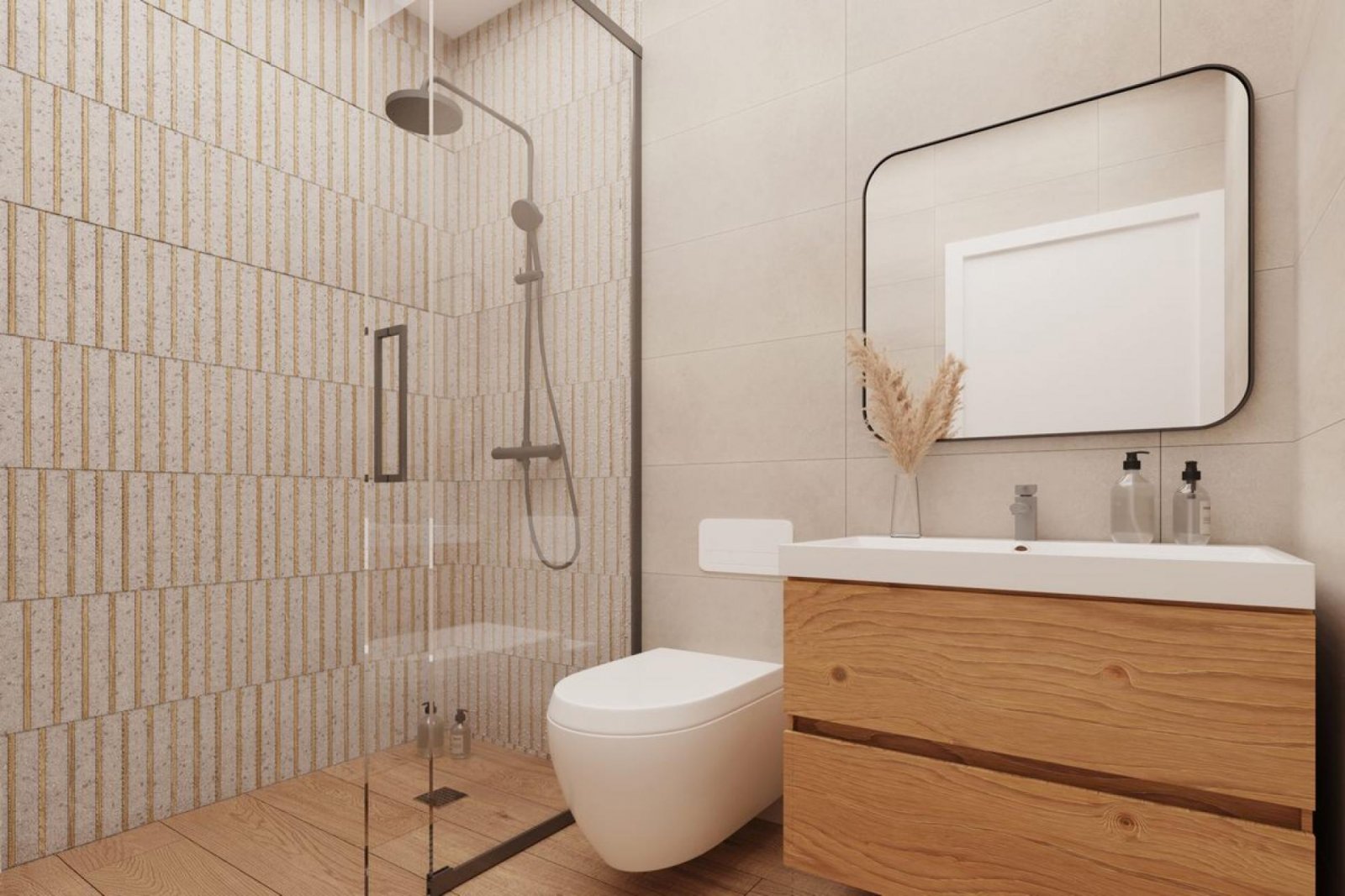 <p>Apartments - solarium provided with 2 Bedrooms and 2 Bathrooms, communal swimming pool and underground parking space with storage room. </p>