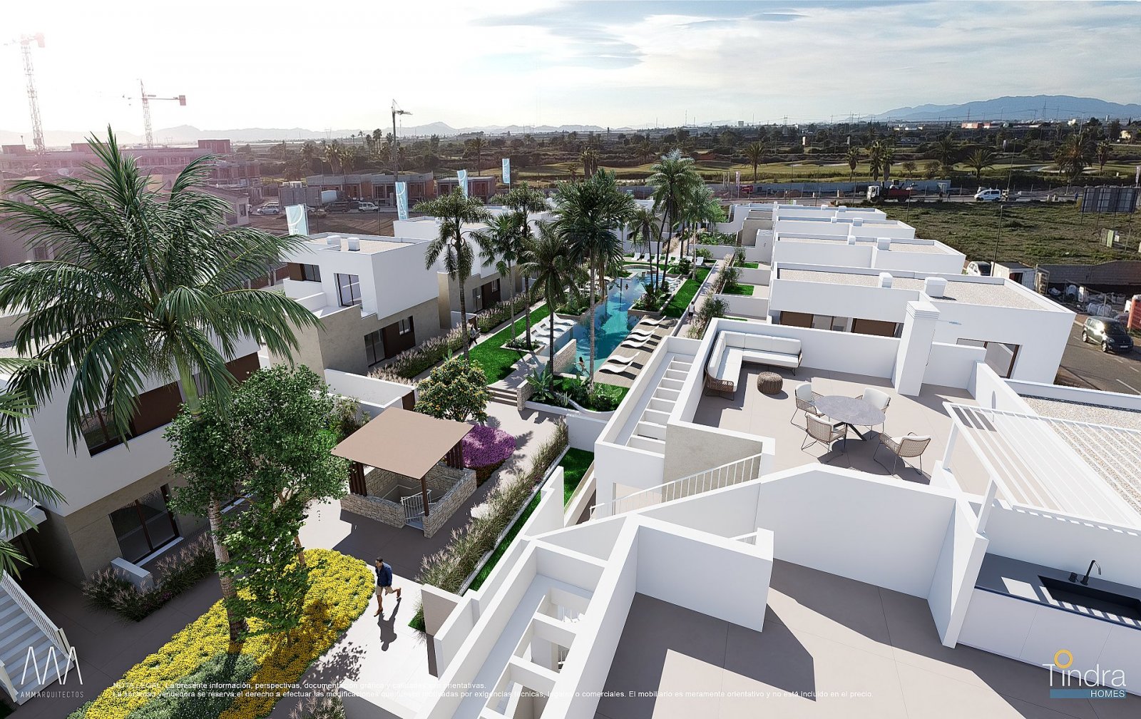 <p>Apartments - solarium provided with 3 Bedrooms and 2 Bathrooms, communal swimming pool and underground parking space with storage room. </p><p>T...
