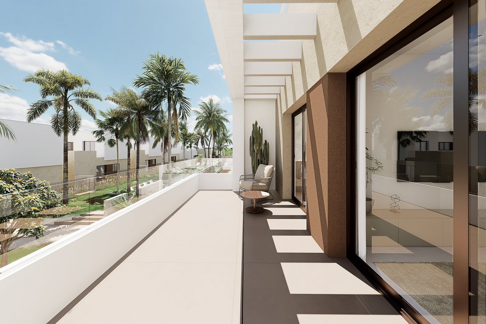 <p>Apartments - solarium provided with 3 Bedrooms and 2 Bathrooms, communal swimming pool and underground parking space with storage room. </p><p>T...