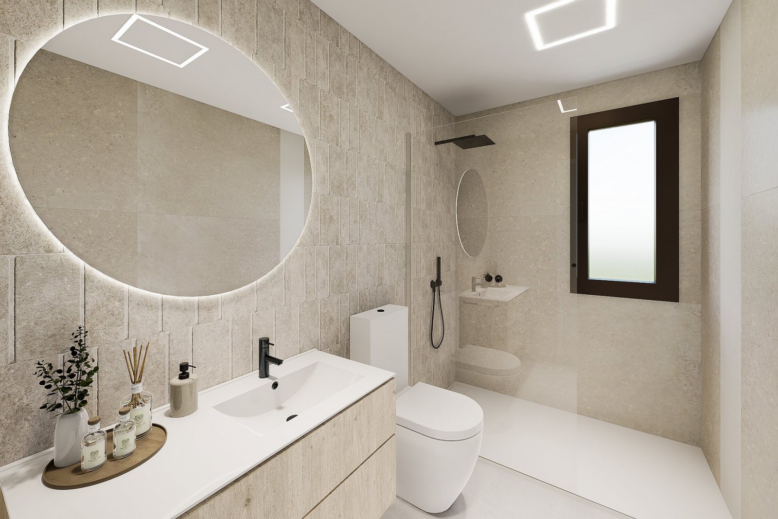 <p>Apartments - solarium provided with 3 Bedrooms and 2 Bathrooms, communal swimming pool and underground parking space with storage room. </p><p>T...