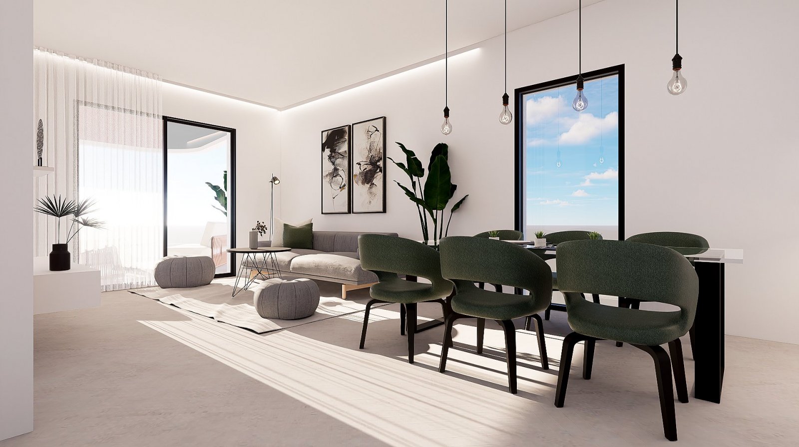 <p>Apartment with terrace provided with 2 Bedrooms and 2 Bathrooms, communal swimming pool and optional underground parking space. </p><p>Discover ...
