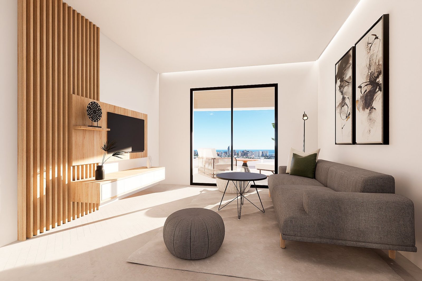 <p>Apartment with terrace provided with 2 Bedrooms and 2 Bathrooms, communal swimming pool and optional underground parking space. </p><p>Discover ...